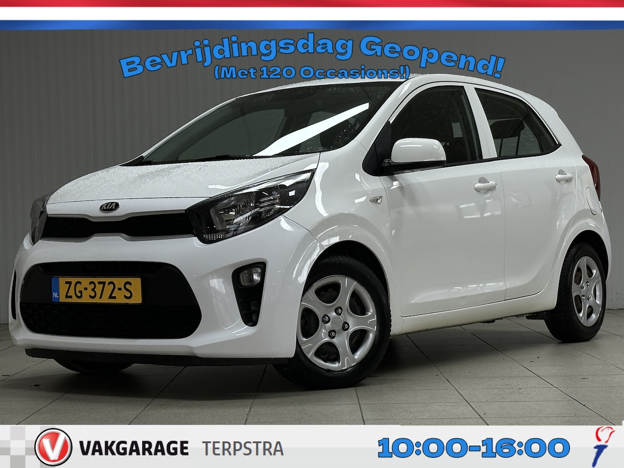 Kia Picanto - 1.0 CVVT EconomyLine/ Airco/ C.V. Afstand/ Elek. pakket/ Isofix/ Bluetooth/ Diml. Auto/ Mu - AutoWereld.nl