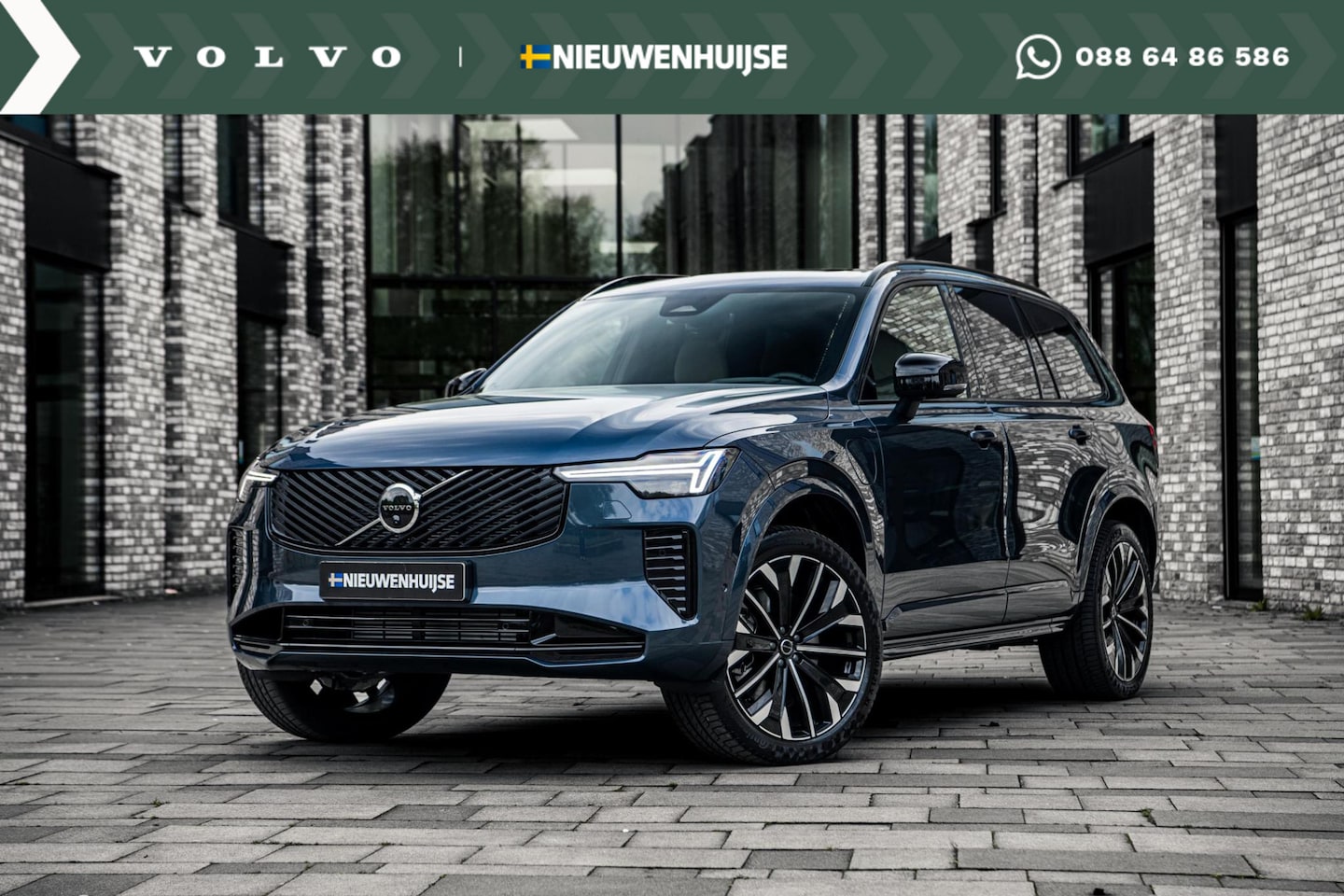 Volvo XC90 - 2.0 T8 Plug-in hybrid AWD Plus Dark | Trekhaak | Nieuw model | Panorama Schuifdak | HUD | - AutoWereld.nl