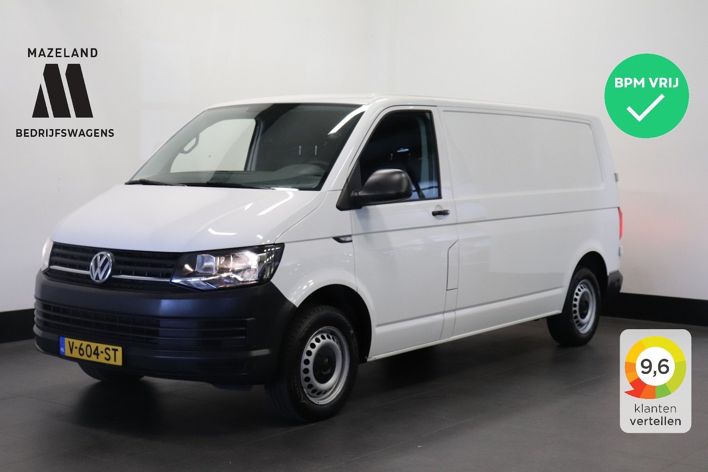 Volkswagen Transporter - 2.0 TDI L2H1 150PK EURO 6 - Airco - Cruise - Start/Stop - €13.950,- Excl. - AutoWereld.nl