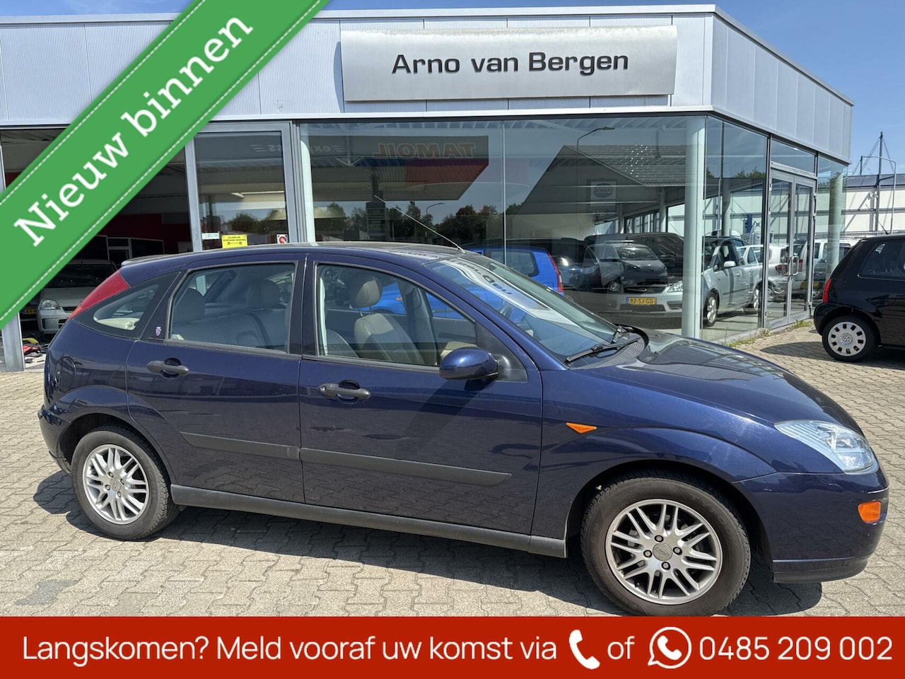 Ford Focus - 1.6-16V Ghia 1.6-16V Ghia, automaat, lederen interieur, airco, stoelverwarming, schuif-kanteldak af fab - AutoWereld.nl