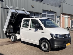 Volkswagen Transporter - 2.0 TDI L2H1 150pk DC Euro 6 Kipper Airco Cruise controle trekhaak 2500kg 1e eigenaar Deal