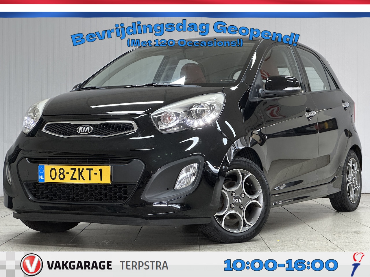 Kia Picanto - 1.0 CVVT ISG Design Edition/ LEER!/ 14'' LMV/ LED Dagrijverl./ Apple + Android/ Media-Sche - AutoWereld.nl