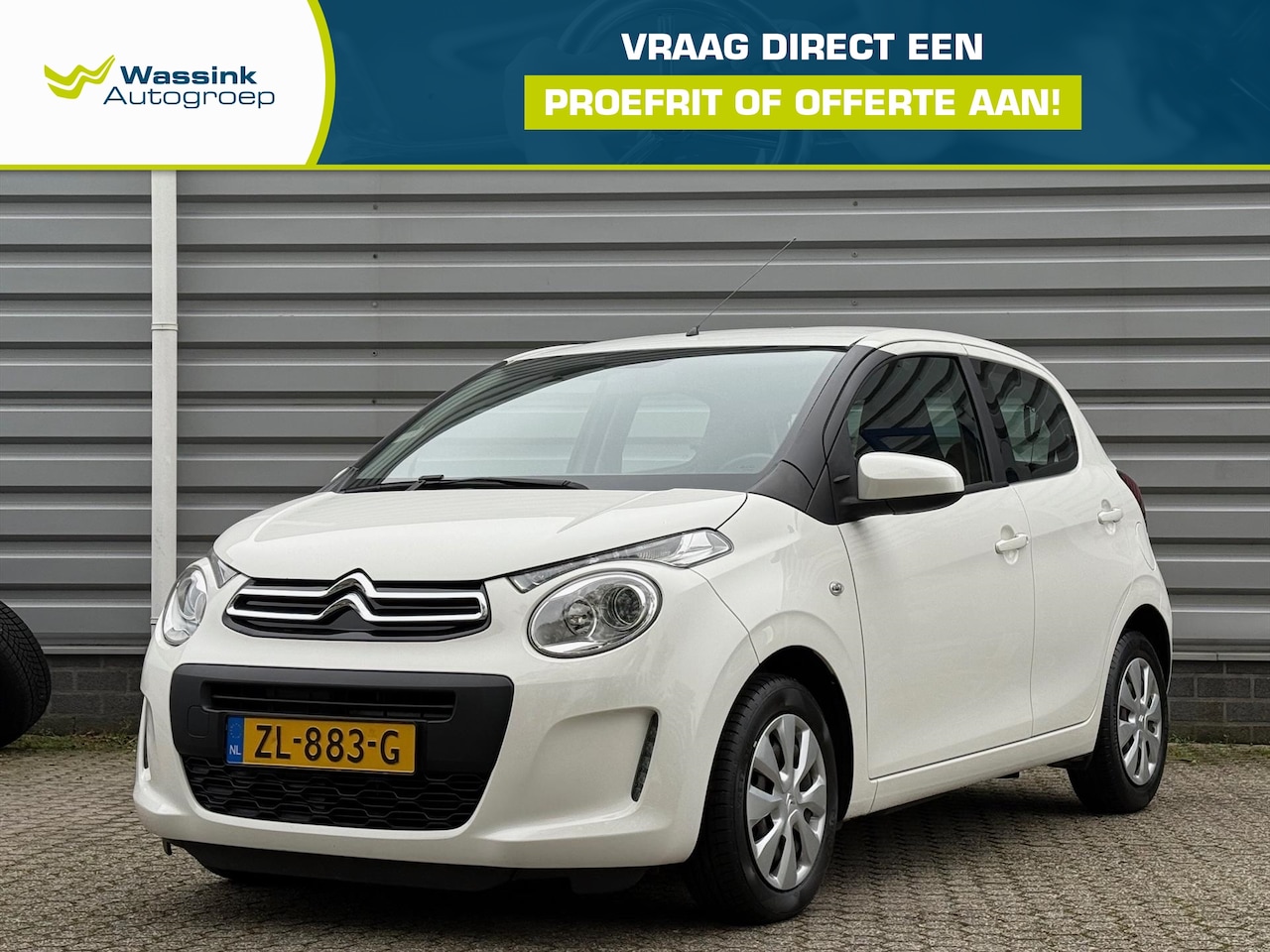 Citroën C1 - 1.0 VTi 68PK Feel | 5 Deurs | Stuurwielbediening | Airco | Radio - AutoWereld.nl