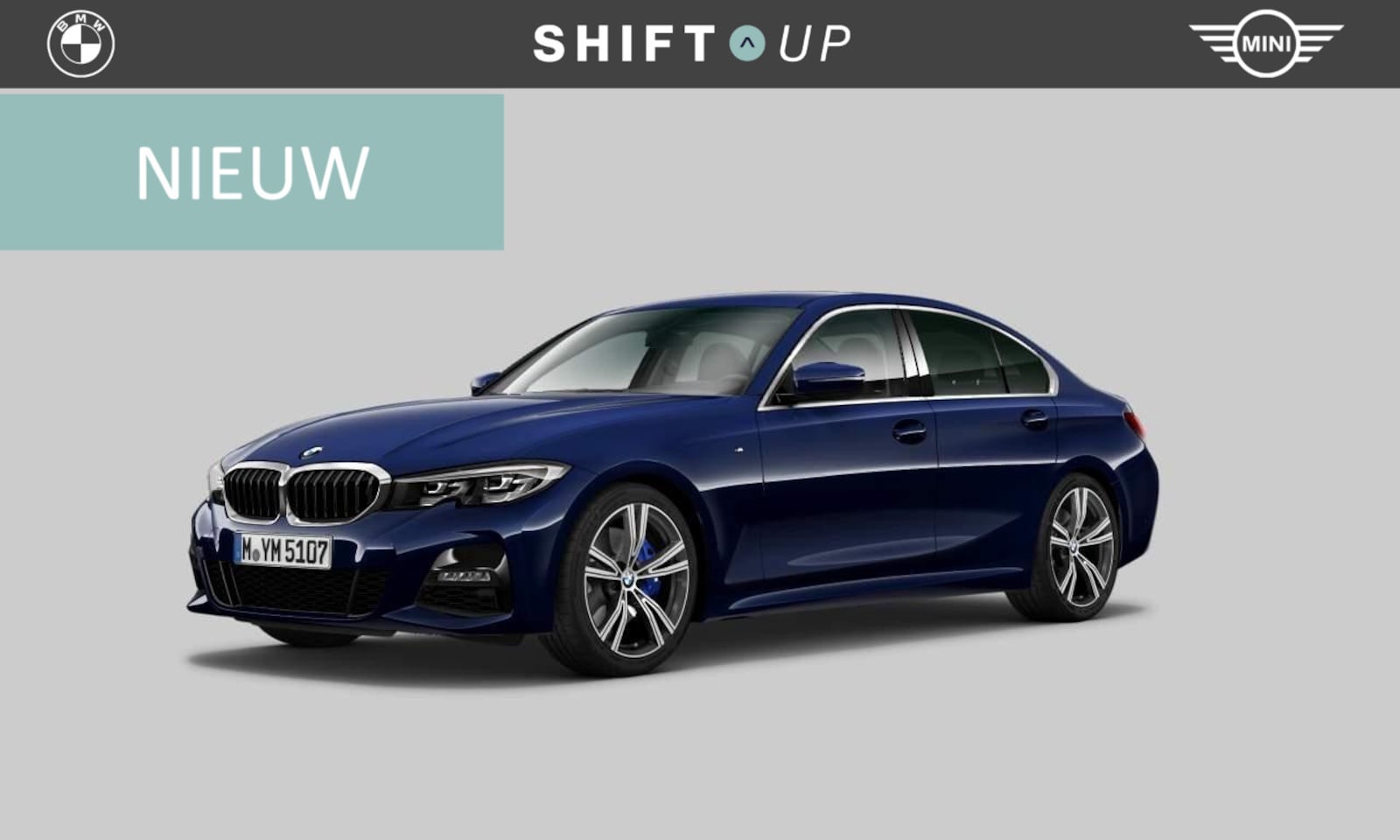BMW 3-serie - 320i M-Sport | Hifi | 19" | Tansanit Blauw - AutoWereld.nl