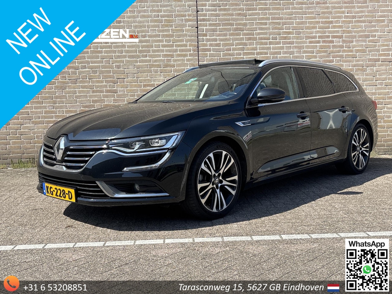 Renault Talisman Estate - 1.6 dCi Initiale Paris Automaat | Leder | Pano | Climate | Cruise | Navi | Stoelverwarming - AutoWereld.nl