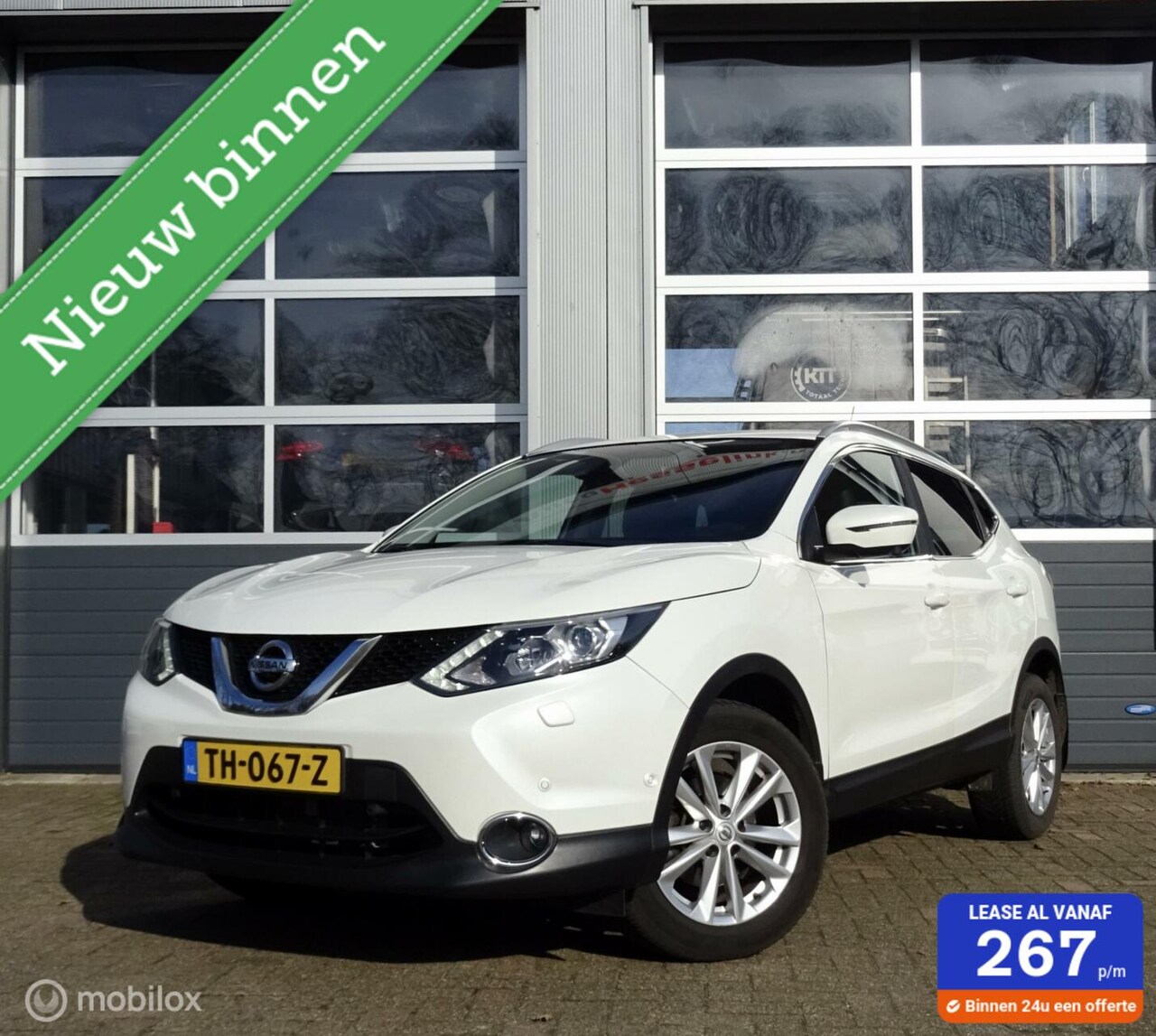Nissan Qashqai - 1.2 Tekna AUTOMAAT NAVI|CAMERA - AutoWereld.nl