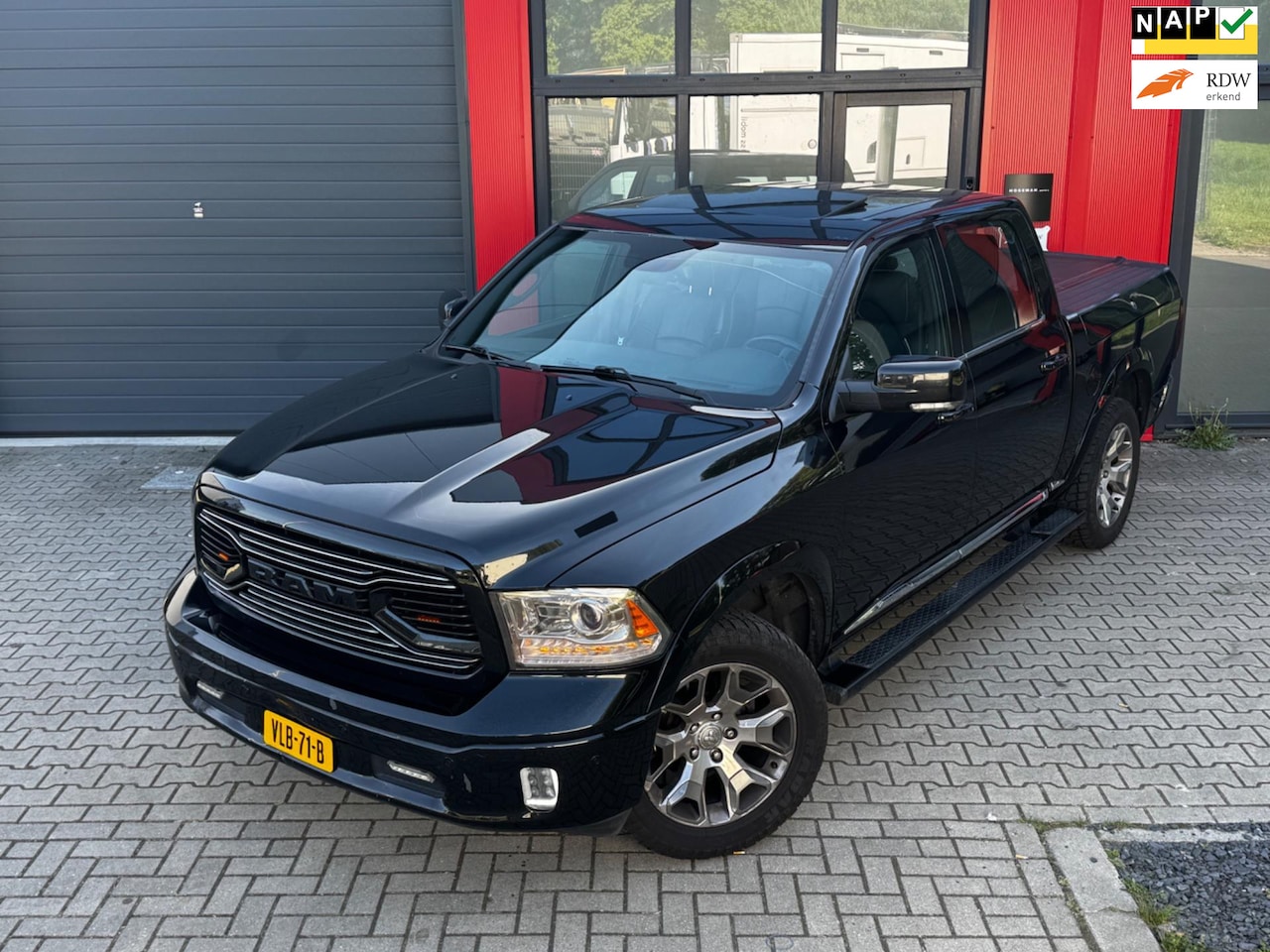 Dodge Ram 1500 - 5.7 V8 CREW CAB GAS LIMITED DONKERE HEMEL SCHUIFDAK LUCHTVERING RAMBOX TREKHAAK 3500KG STO - AutoWereld.nl