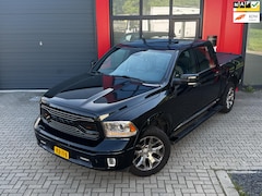 Dodge Ram 1500 - 5.7 V8 CREW CAB GAS LIMITED DONKERE HEMEL SCHUIFDAK LUCHTVERING RAMBOX TREKHAAK 3500KG STO