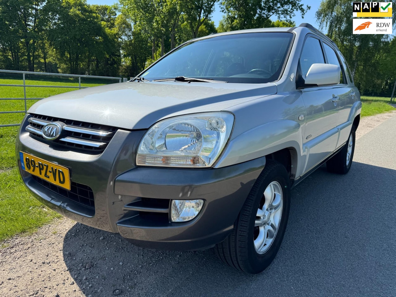 Kia Sportage - 2.7 V6 Adventure 4WD AUTOMAAT met airco en trekhaak - AutoWereld.nl