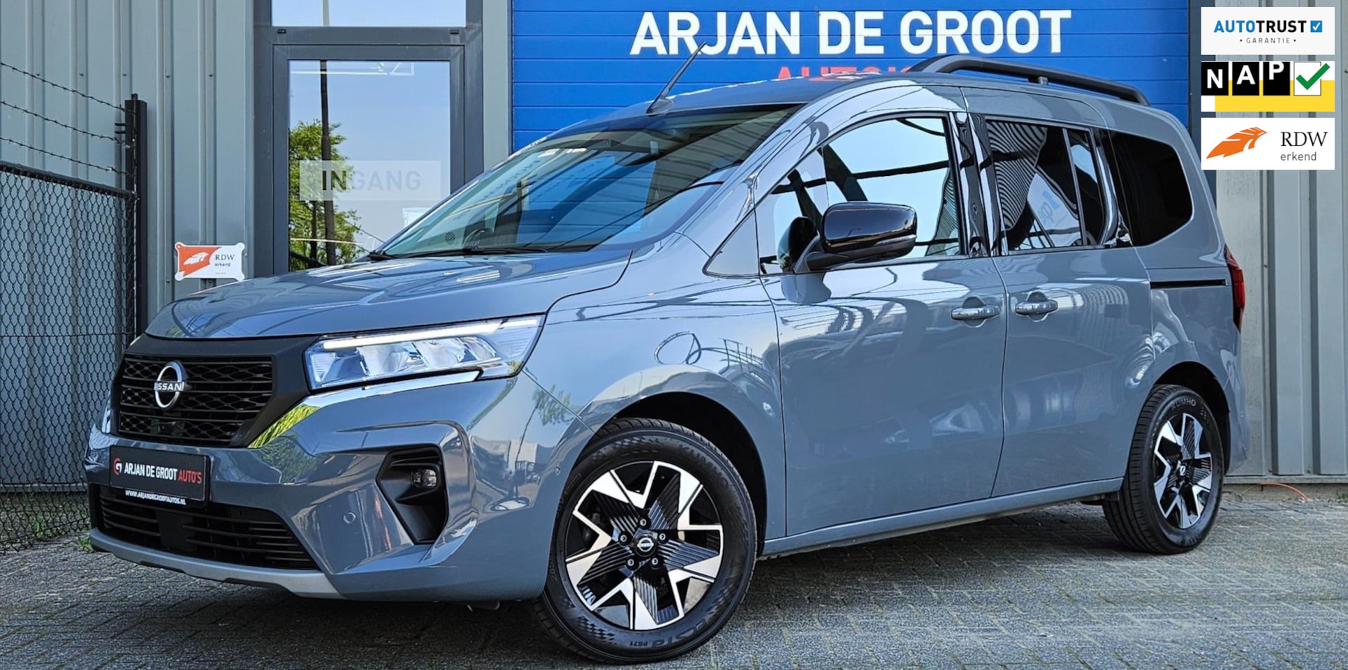 Nissan Townstar - 1.3 DIG-T Tekna 131PK Navi Clima Leder Full options! - AutoWereld.nl