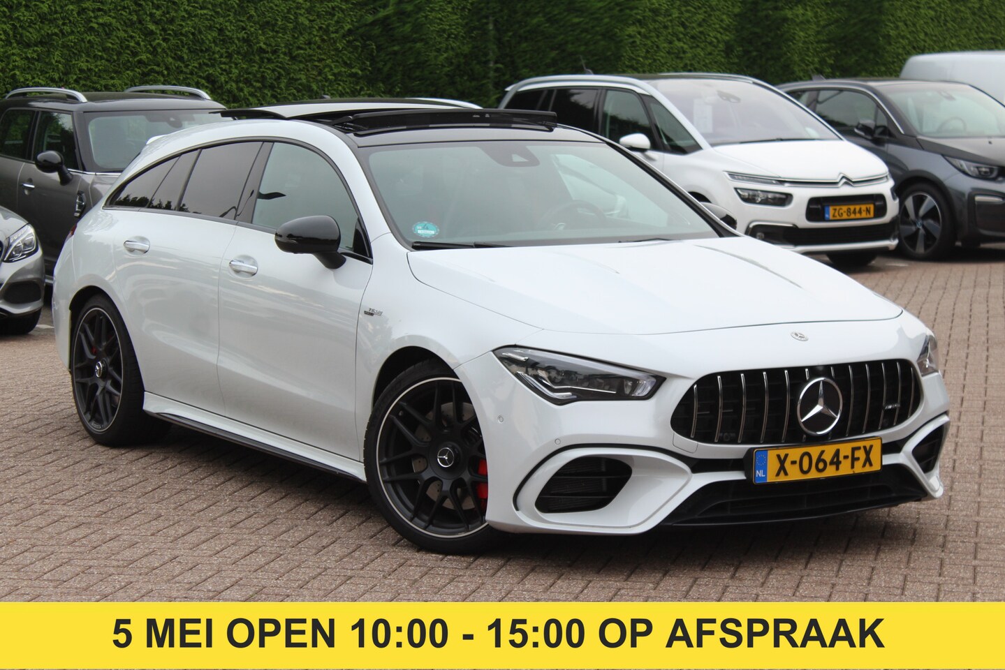 Mercedes-Benz CLA-klasse Shooting Brake - AMG 45 S 4MATIC+ Premium Plus / Panoramadak / 360Camera / Sportuitlaat / Schaalstoelen / B - AutoWereld.nl