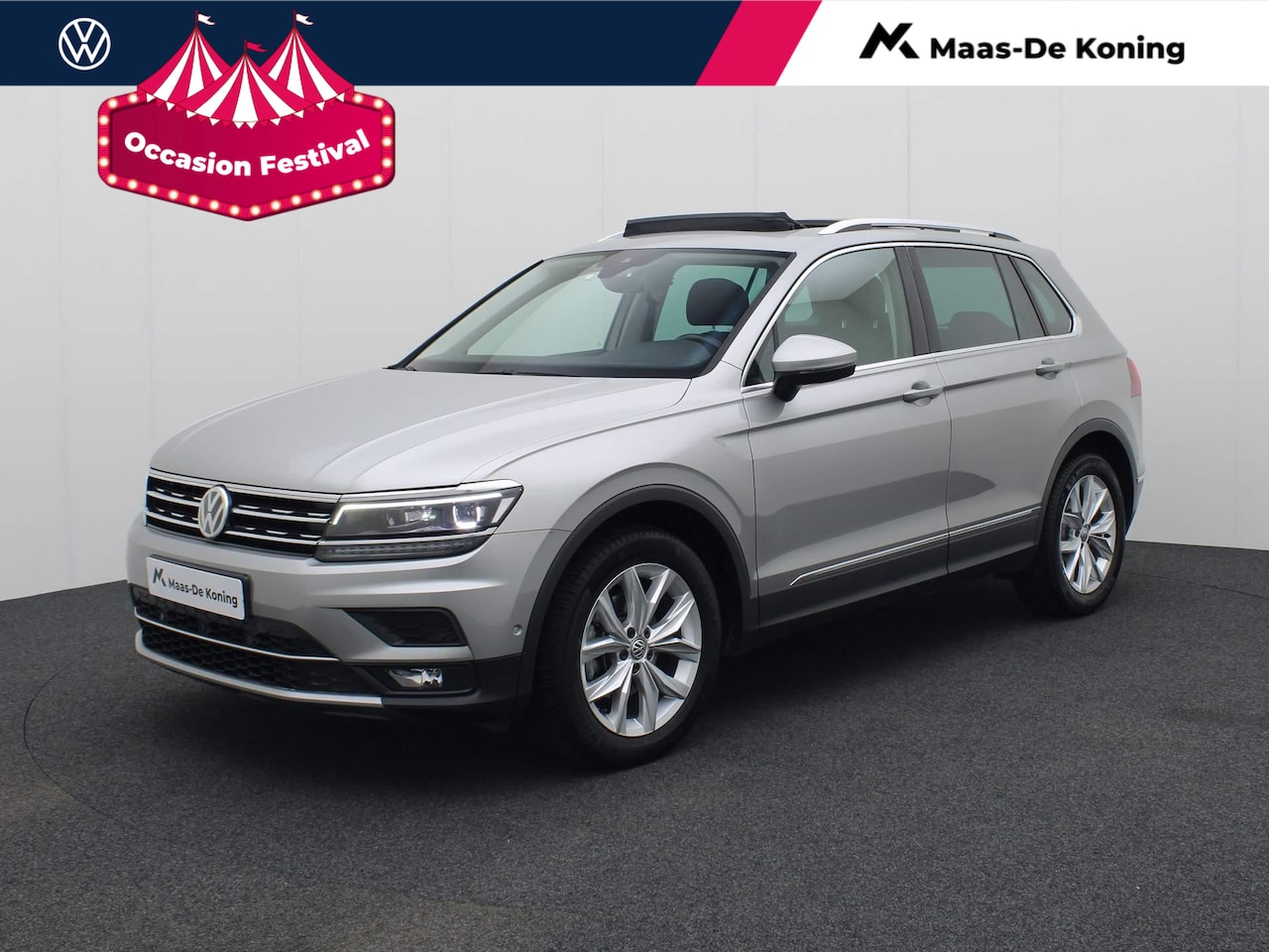 Volkswagen Tiguan - 1.4TSI/150PK Highline DSG · Panoramadak · Navigatie · 360° Camera+Parkeersensoren - AutoWereld.nl