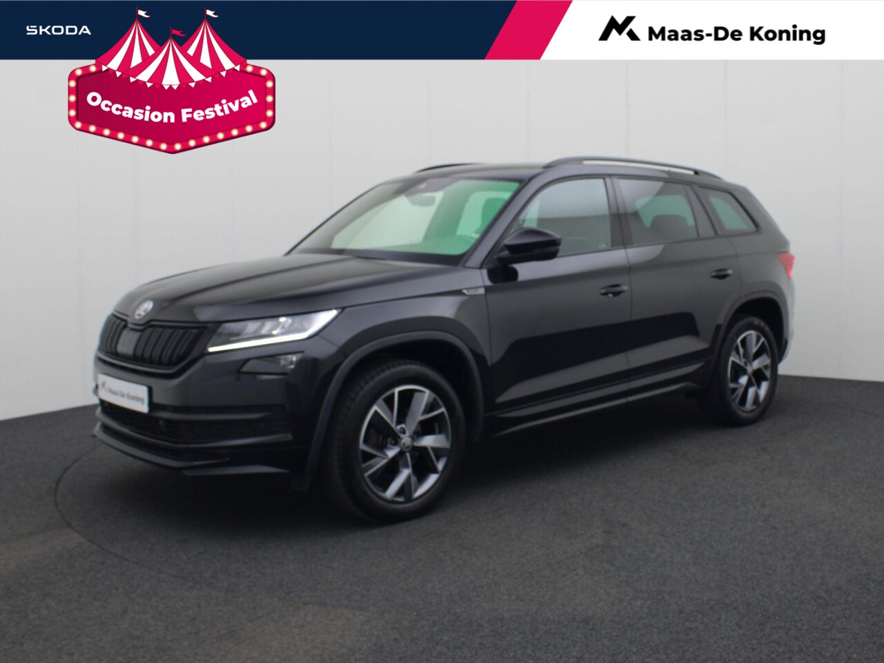 Skoda Kodiaq - 1.5TSI/150PK Sportline Business · Leder/Alcantara · Navigatie · Stoelverwarming - AutoWereld.nl