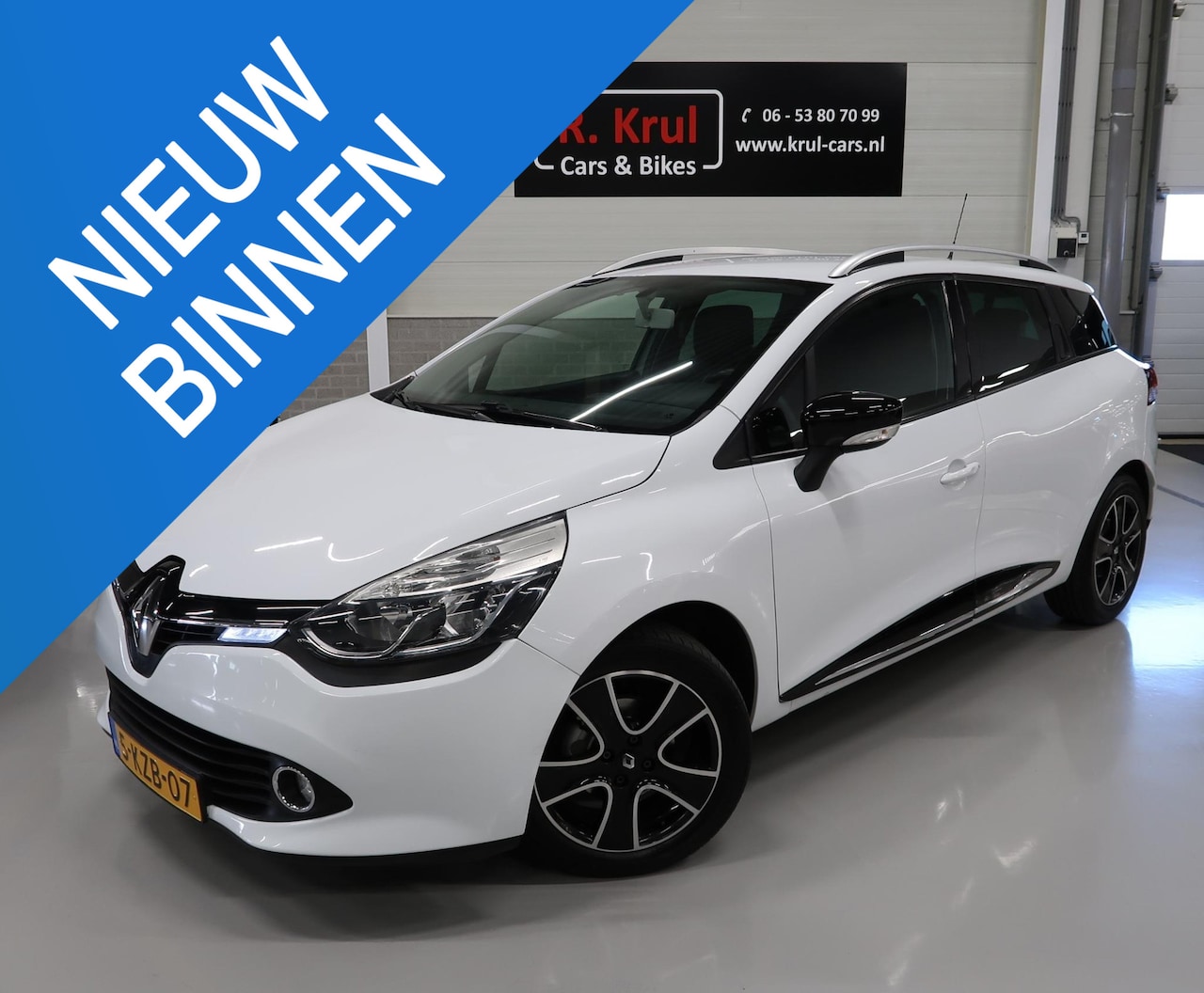 Renault Clio Estate - 0.9 TCe Expression Trekhaak Airco Navigatie Cruise control Sportvelgen Nieuwe banden NL-Au - AutoWereld.nl