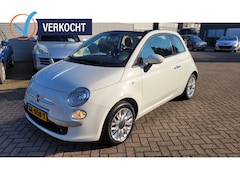 Fiat 500 C - 0.9 TwinAir T Lounge cabrio, navi, climate control, lm velgen