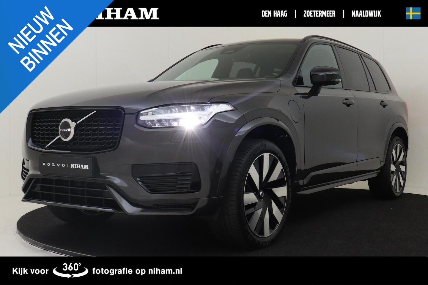 Volvo XC90 - T8 RECHARGE AWD ULTIMATE DARK -PANO.DAK|360°CAM|BOWERS&WILKINS|21" - AutoWereld.nl