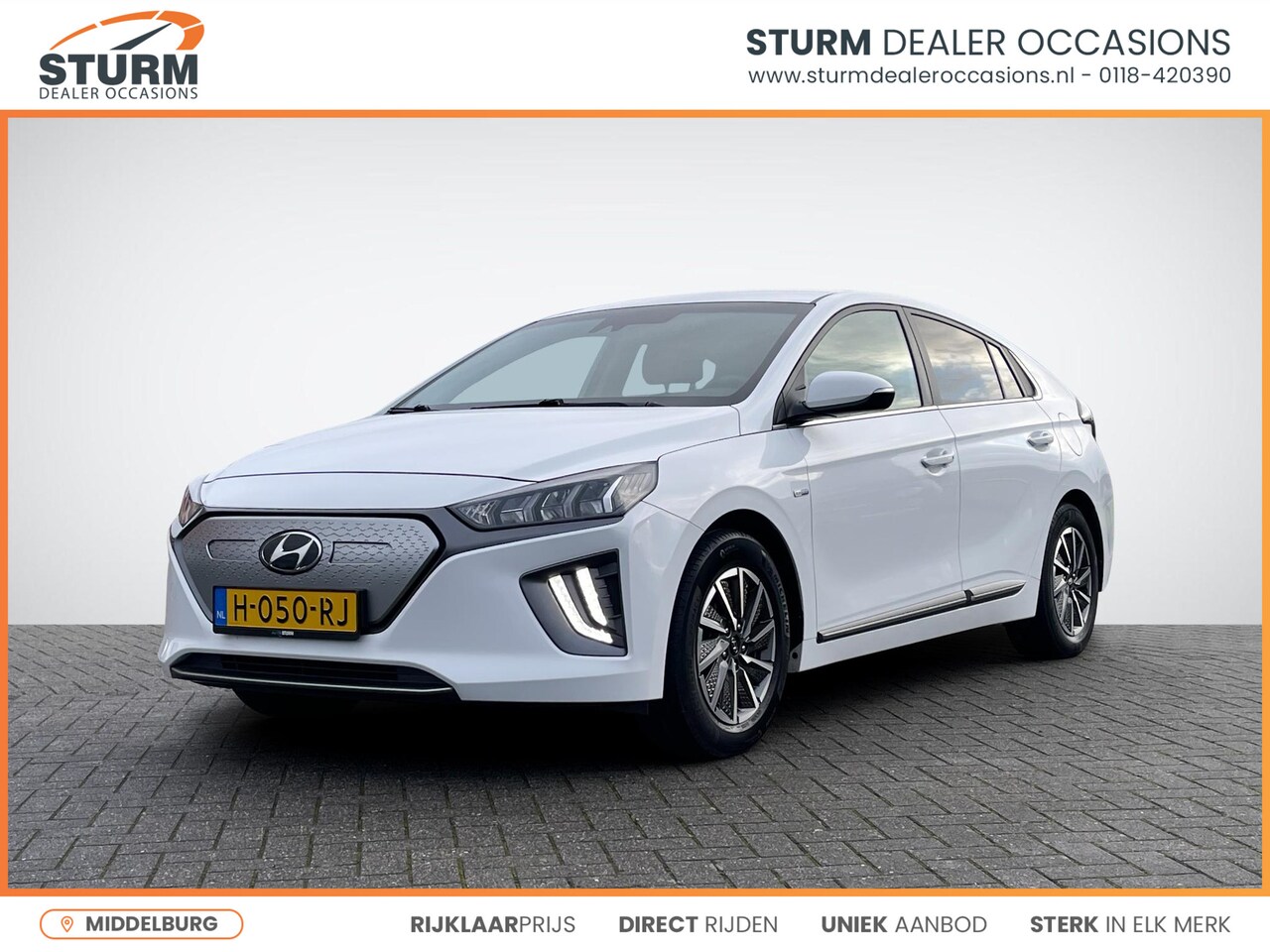 Hyundai IONIQ - Comfort EV 38 kWh | Navigatie | Camera | Adapt. Cruise Control | Stoelverwarming | Apple C - AutoWereld.nl