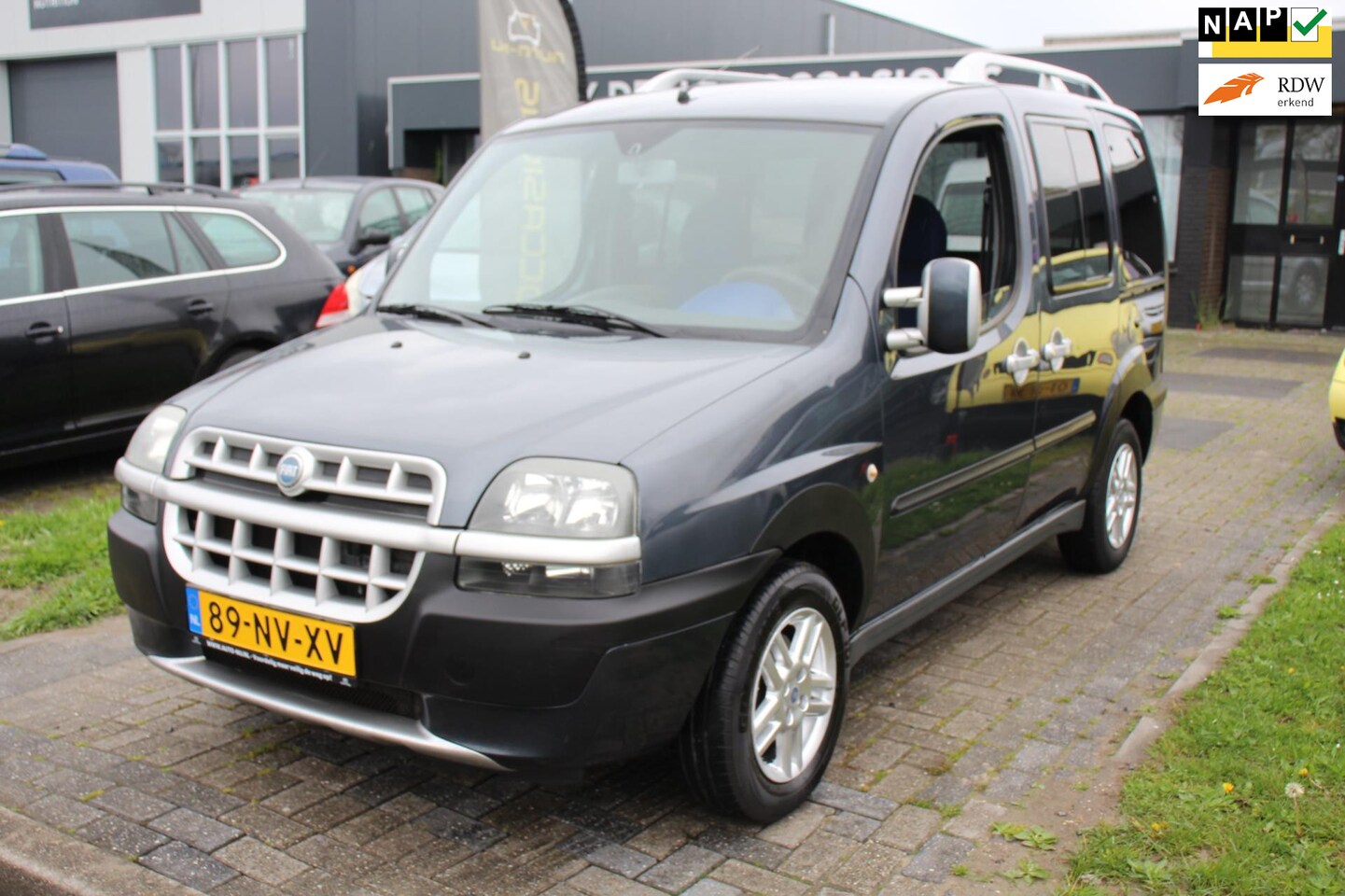 Fiat Doblò - 1.6-16V Malibu Airco Trekhaak Familie-auto NAP APK - AutoWereld.nl