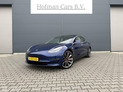 Tesla Model 3 - Performance AWD FSD 75 kWh SOH 86.6% Dual Motor Incl BTW