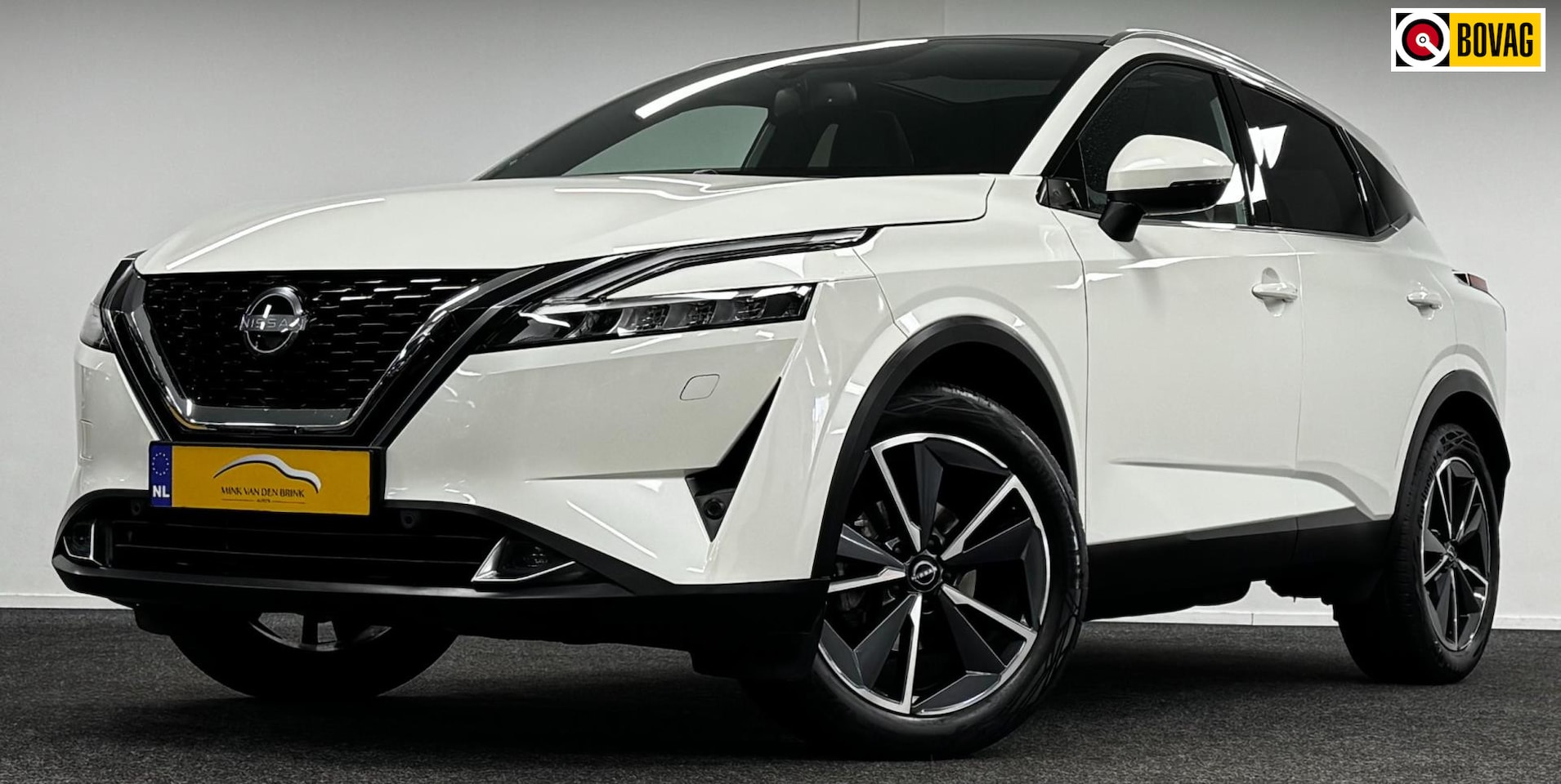 Nissan Qashqai - 1.3 MHEV Xtronic Tekna*Panodak*Leder*360Camera*Navi*Carplay* - AutoWereld.nl