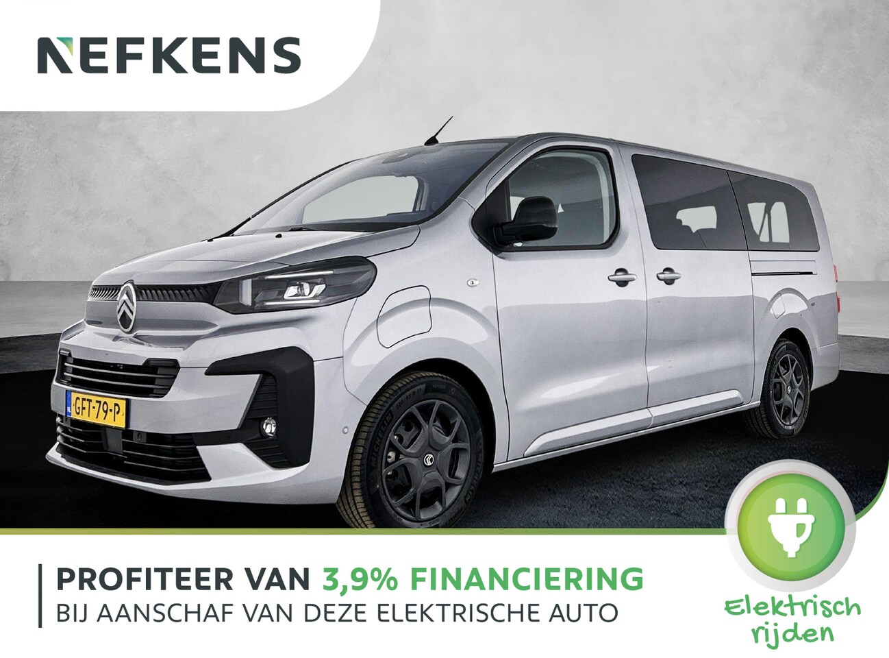 Citroën ë-SpaceTourer - EV L2 75 kWh 156 pk | Navigatie | Achteruitrijcamera | Parkeersensoren Voor en Achter | Fu - AutoWereld.nl