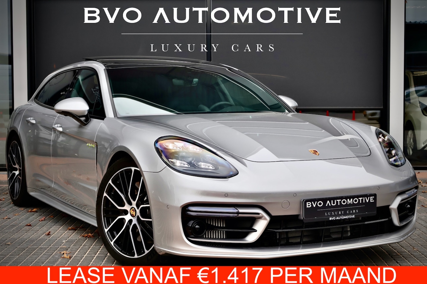 Porsche Panamera Sport Turismo - 2.9 4 E-Hybrid Sport Design Keyless Pano Sportuitlaat LED Matrix ACC - AutoWereld.nl