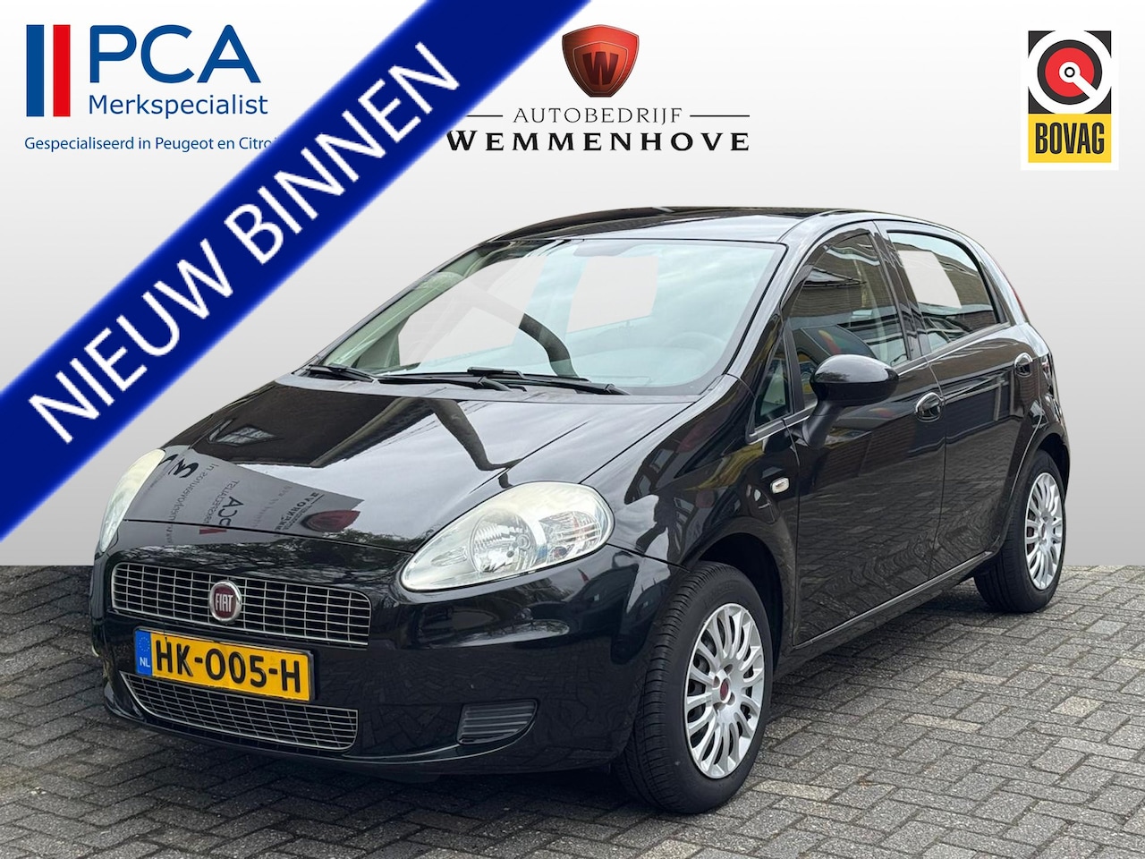 Fiat Grande Punto - 1.4 Active Airco/5-Deurs - AutoWereld.nl