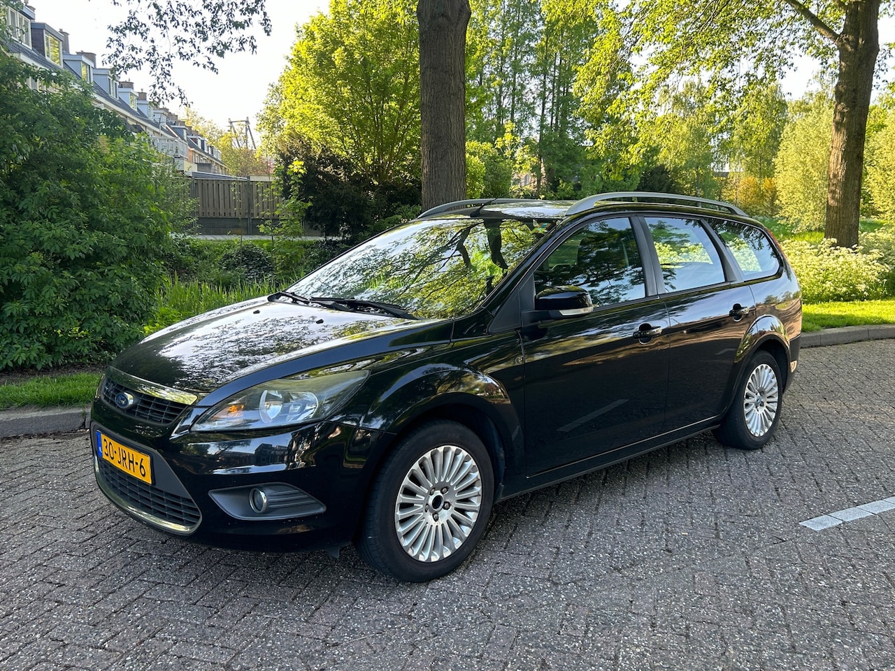 Ford Focus Wagon - 1.8 Titanium Flexi Fuel 2009 clima! pdc! cruise control! nap! rijdt super! ruime auto! - AutoWereld.nl