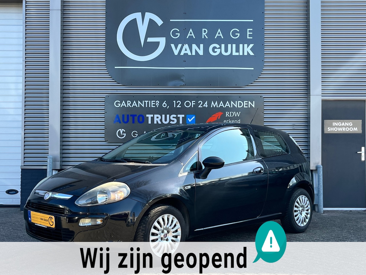 Fiat Punto Evo - 1.2 69PK Airco,Blue&Me,Stuurb.,Isofix,CityDrive,Aux/Usb,Mistlampen,ColorPakket,ElektrischP - AutoWereld.nl