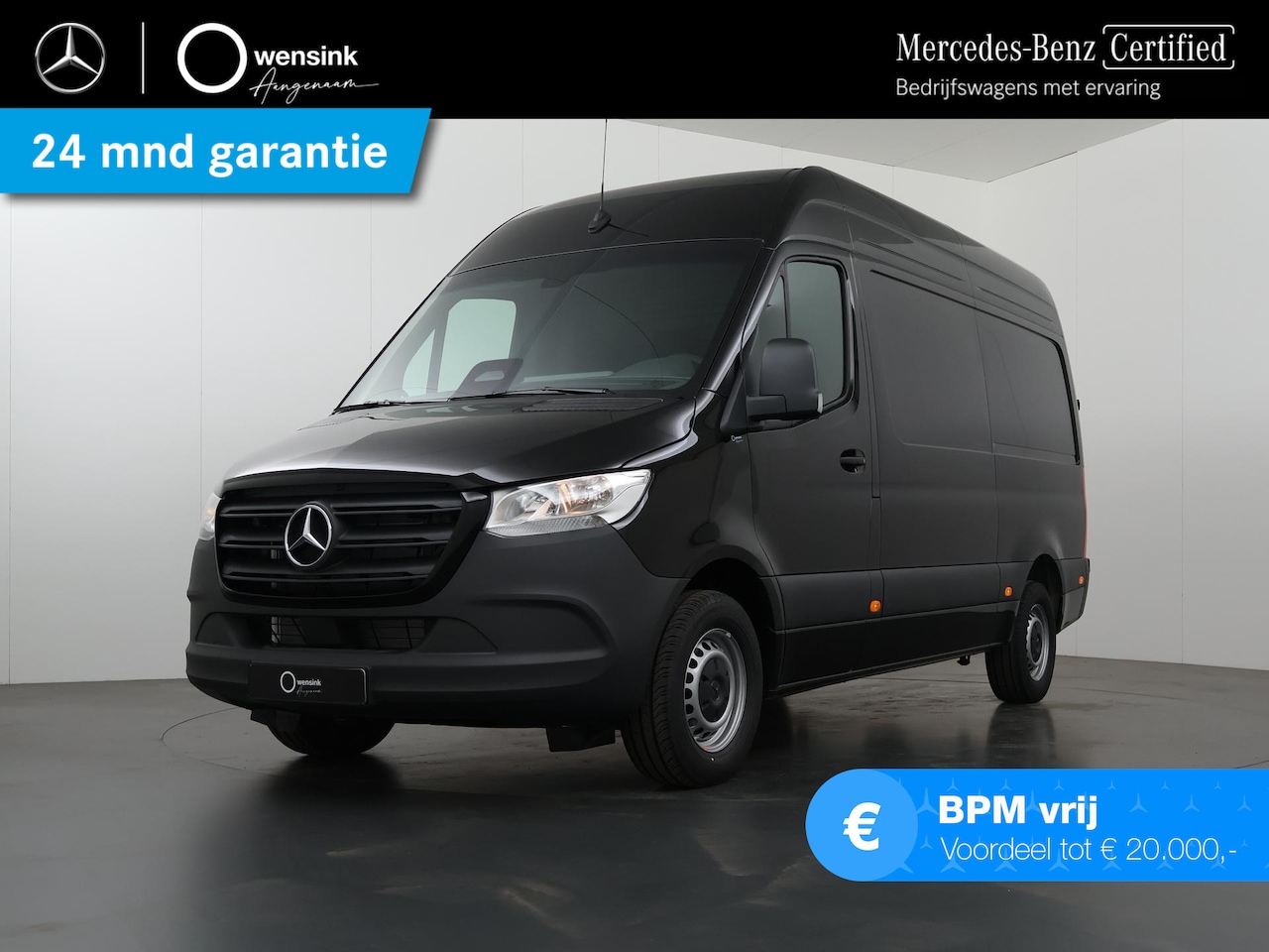 Mercedes-Benz Sprinter - 315 L2H2 RWD PRO Automaat | BPM VRIJ | 3500 kg TREKKEN | 3-zits | Climate Control | Achter - AutoWereld.nl