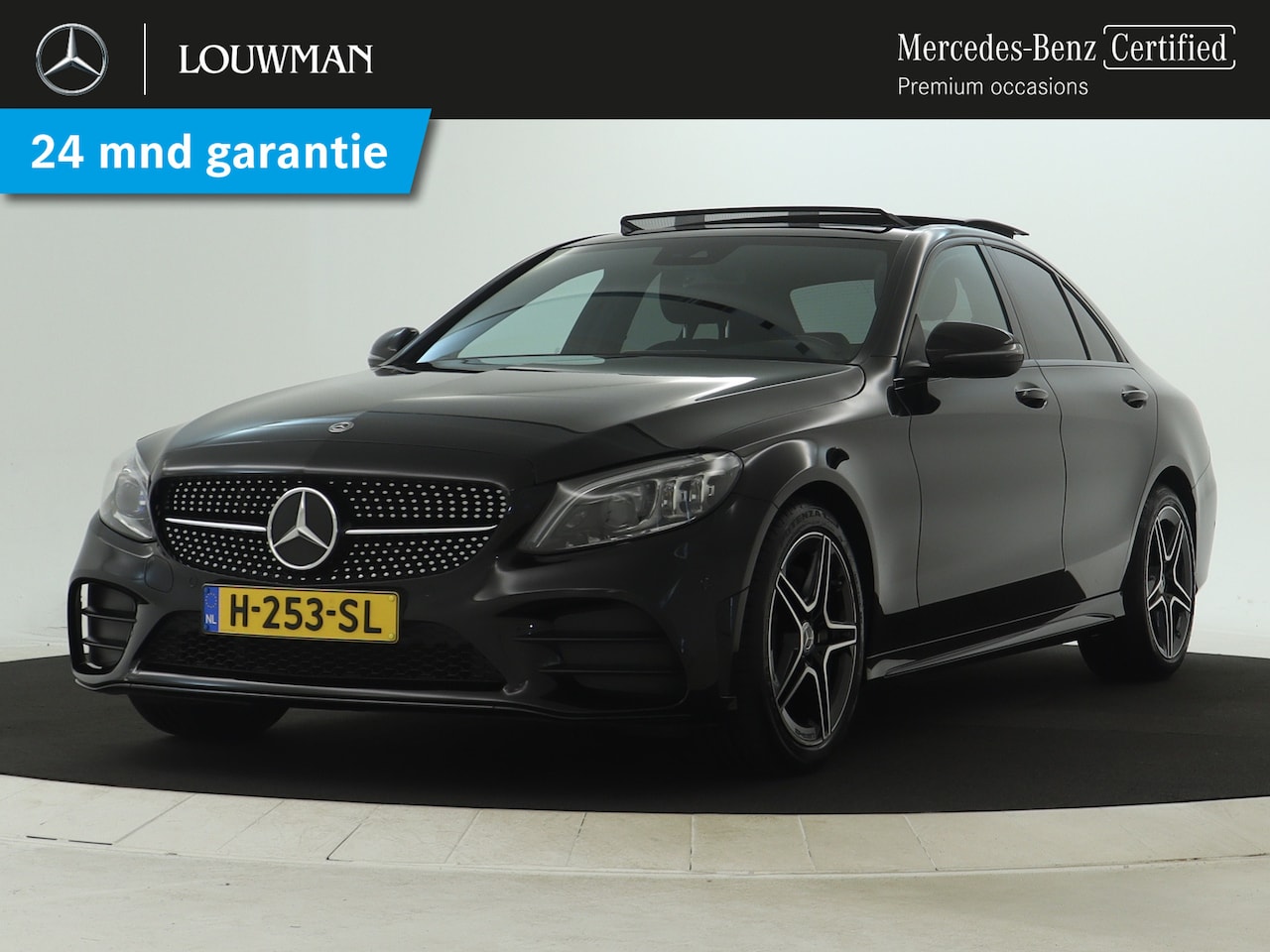 Mercedes-Benz C-klasse - 180 AMG line | Night pakket | Panorama schuif/kanteldak | Multibeam Led lights | Parkeer p - AutoWereld.nl
