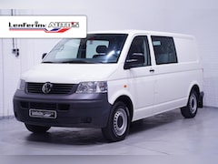 Volkswagen Transporter - 2.5 TDI 130 pk Dubbel Cabine Navi, Trekhaak Airco, Cruise Control, 5 Cilinder, 5-Zits