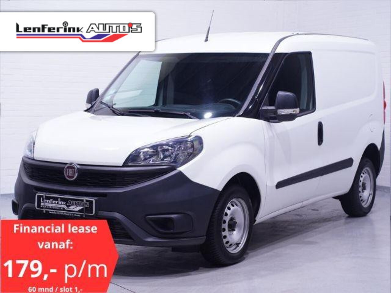 Fiat Doblò - 1.3 Mjet 95 pk L1H1 Airco, 3-Zits, Bluetooth Laadruimte pakket - AutoWereld.nl