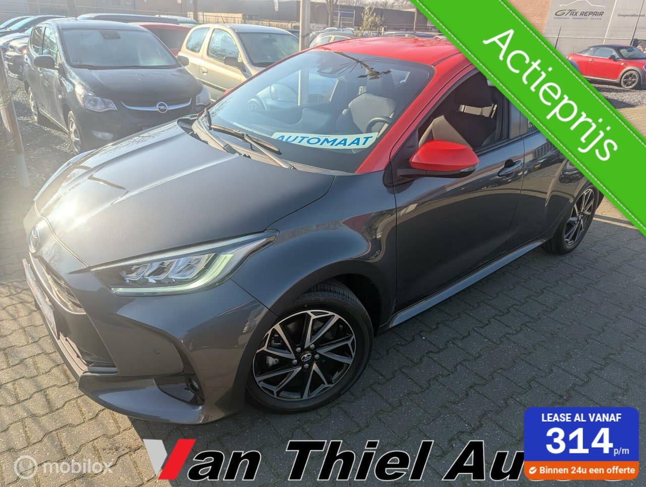 Toyota Yaris - 1.5 Hybrid Tokyo Spirit two tone 2jaar garantie - AutoWereld.nl