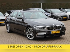 BMW 5-serie - 530i High Exe. / Trekhaak / Schuifdak / 360Camera / Head-up / 19'' / Bruin Leder / Apple C