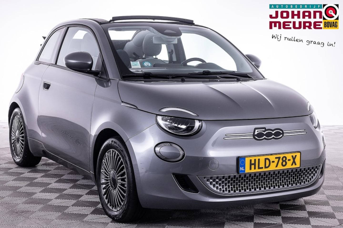 Fiat 500 C - e Icon 42 kWh | NAVI | ECC | VELGEN . - AutoWereld.nl