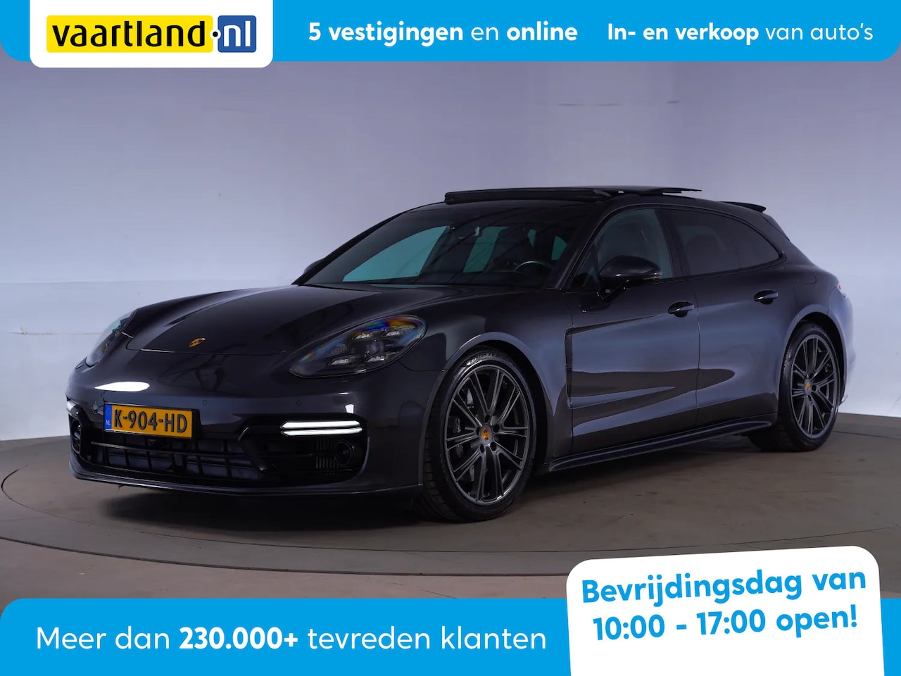 Porsche Panamera Sport Turismo - 2.9 4 E-Hybrid [ Head-up Sport-chrono Stoelmassage/-ventilatie/-verwarming ] - AutoWereld.nl