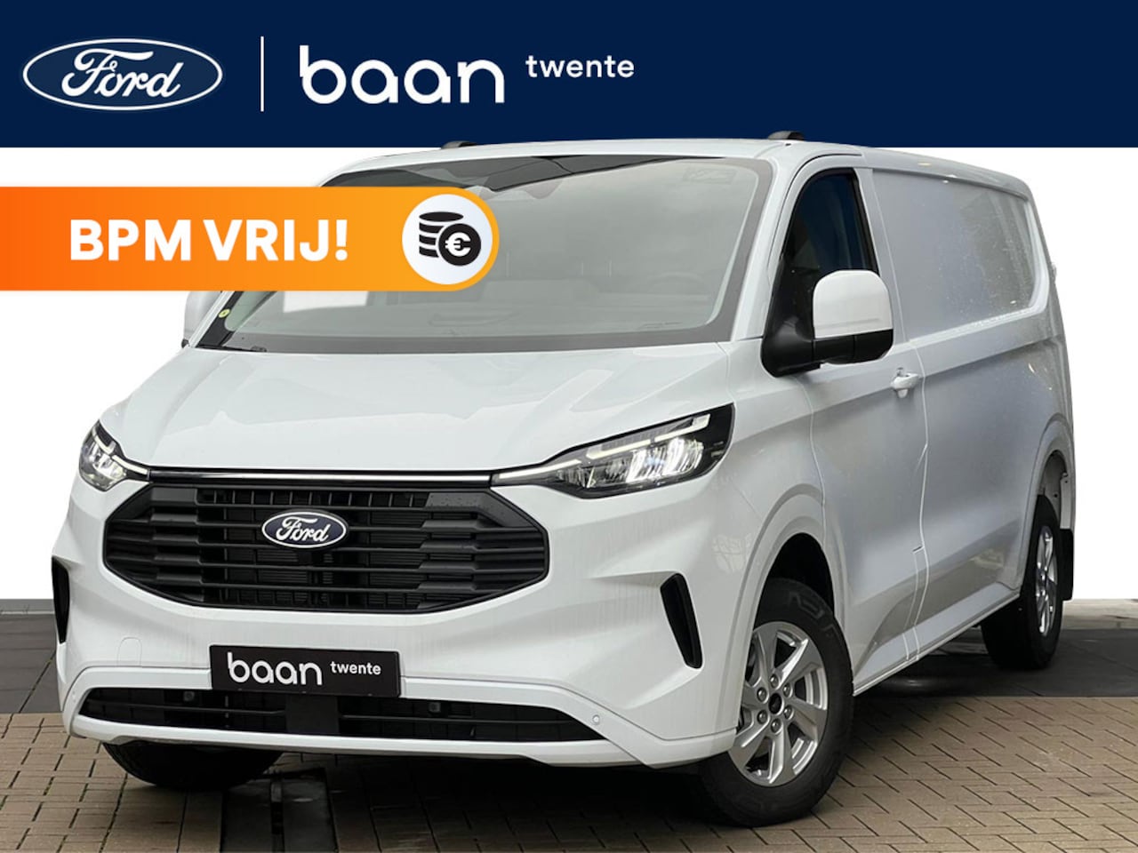 Ford Transit Custom - 320 L2H1 Limited 136 PK | BPM vrij | Trekhaak | B&O | Verw. stuurwiel | BLIS | - AutoWereld.nl