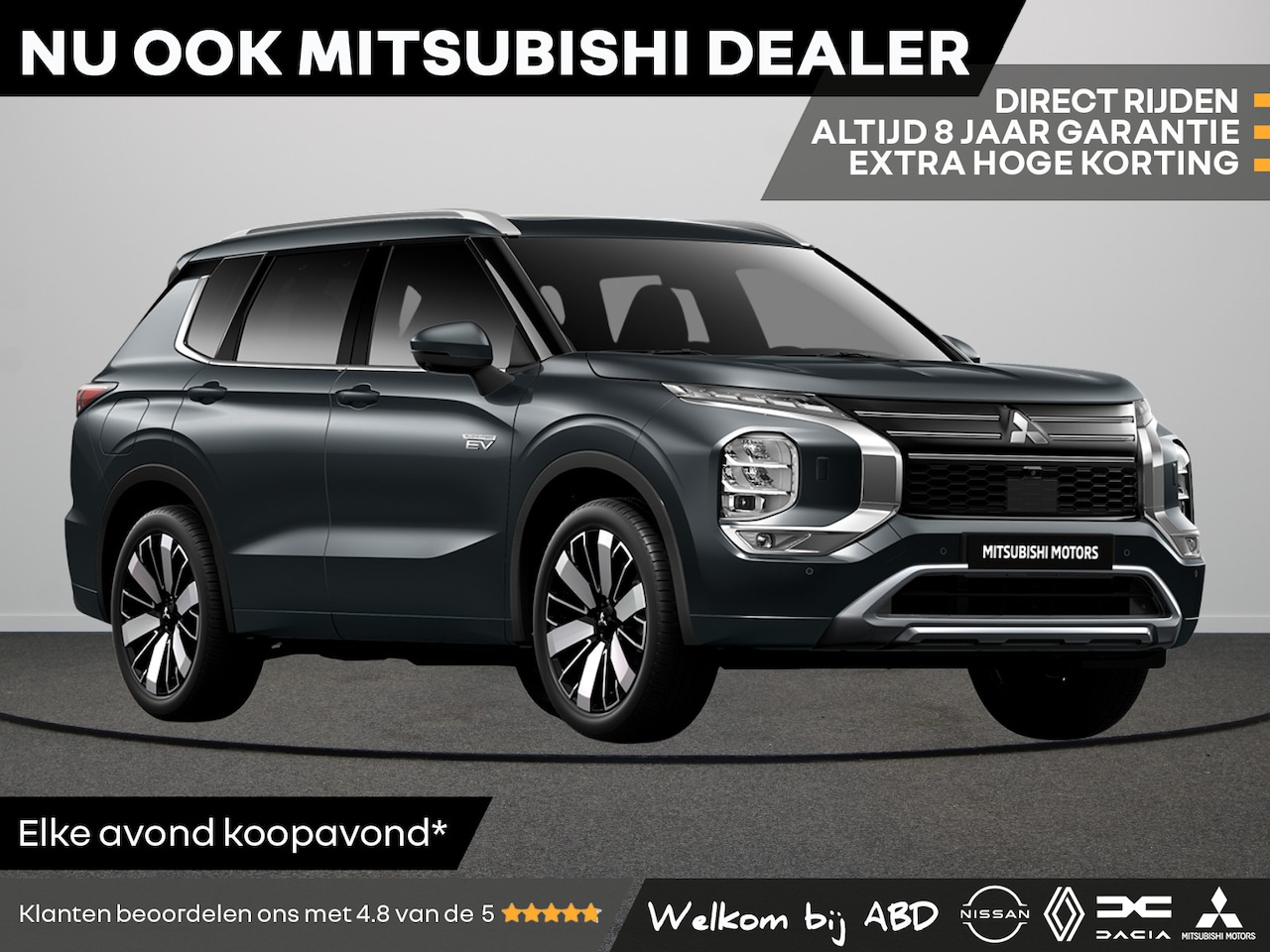 Mitsubishi Outlander - Mitsubishi Instyle 2.4 Plug-in Hybride | Adaptive Cruise Control (ACC) | Blind Spot Warnin - AutoWereld.nl