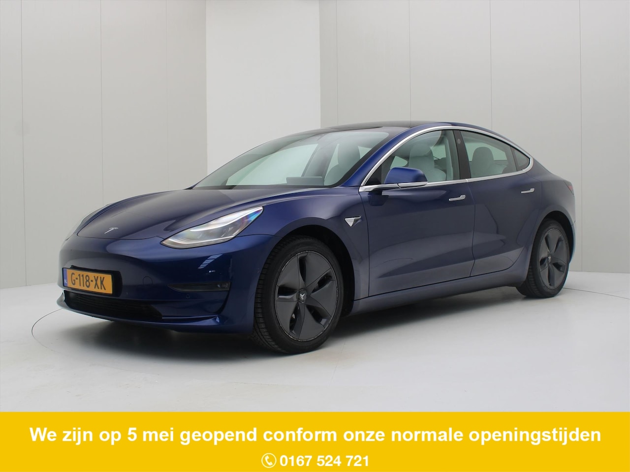 Tesla Model 3 - Long-Range AWD 351pk 75 kWh [ WIT LEDER+TREKHAAK+AUTOPILOT+620KM WLTP+PREMIUM AUDIO ] - AutoWereld.nl