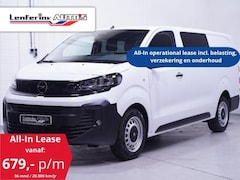 Opel Vivaro - 120 pk Dubbel Cabine L3 ALL-IN Lease, Navi Cruise Control, Laadruimte Pakket, PDC achter,