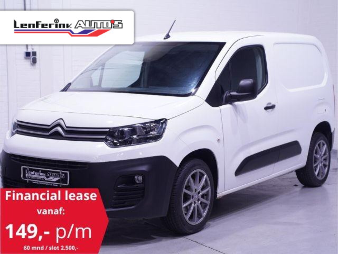 Citroën Berlingo - 1.6 BlueHDI 100 pk L1 Airco, 17" LMV Cruise Control, Laadruimte Pakket, PDC achter, 2-Zits - AutoWereld.nl