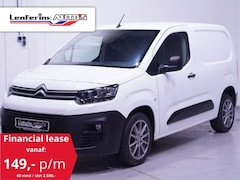 Citroën Berlingo - 1.6 BlueHDI 100 pk L1 Airco, 17" LMV Cruise Control, Laadruimte Pakket, PDC achter, 2-Zits