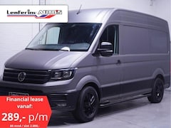 Volkswagen Crafter - 2.0 TDI 140 pk L3H3 Navi, Camera, 18" LMV Trekhaak 3.000 kg, Grijs Wrap, Sidebars, 3-Zits