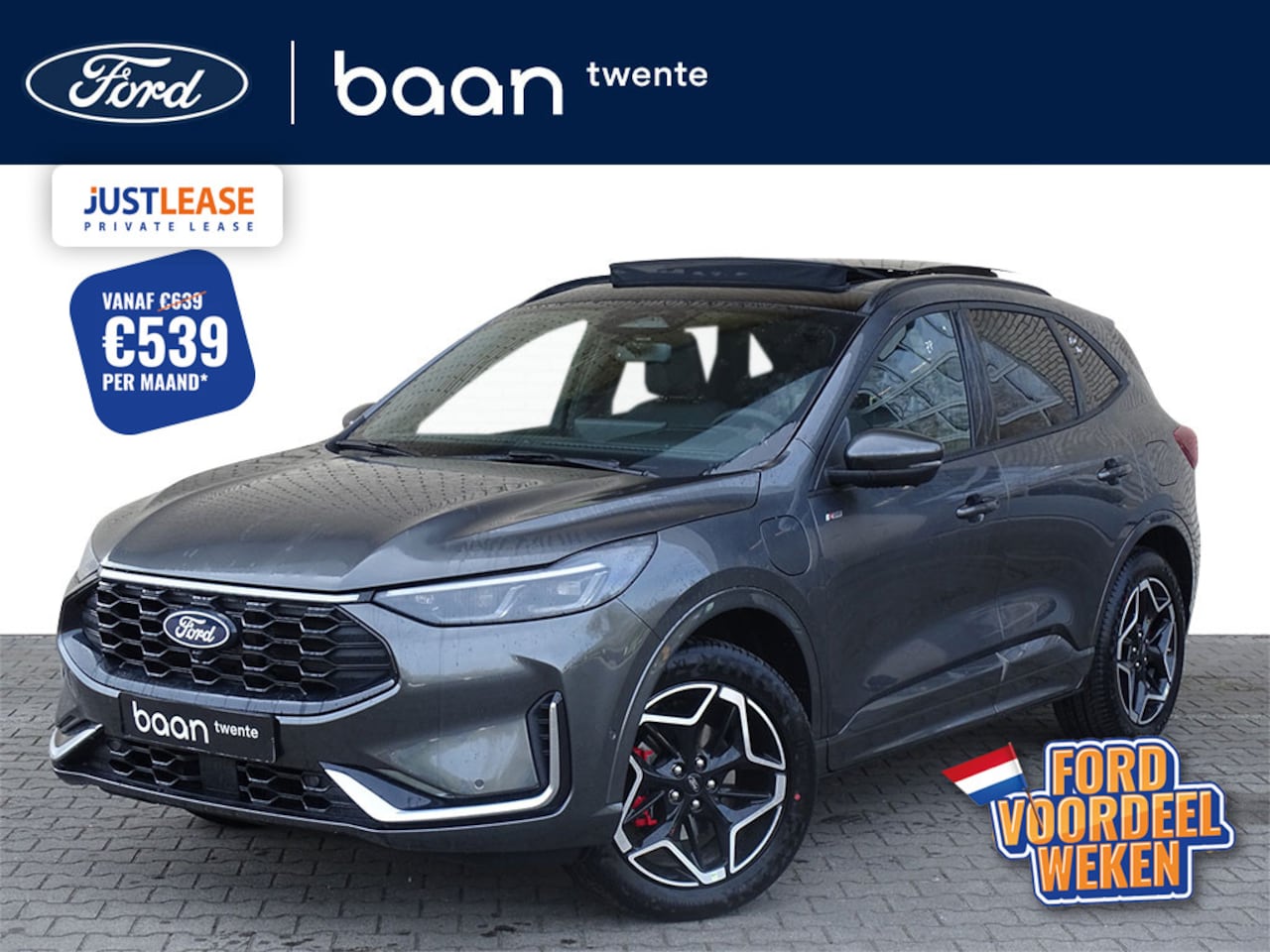 Ford Kuga - 2.5 243pk PHEV ST-Line X | Full options | Panoramadak | Technology pack | Winterpack | Tre - AutoWereld.nl