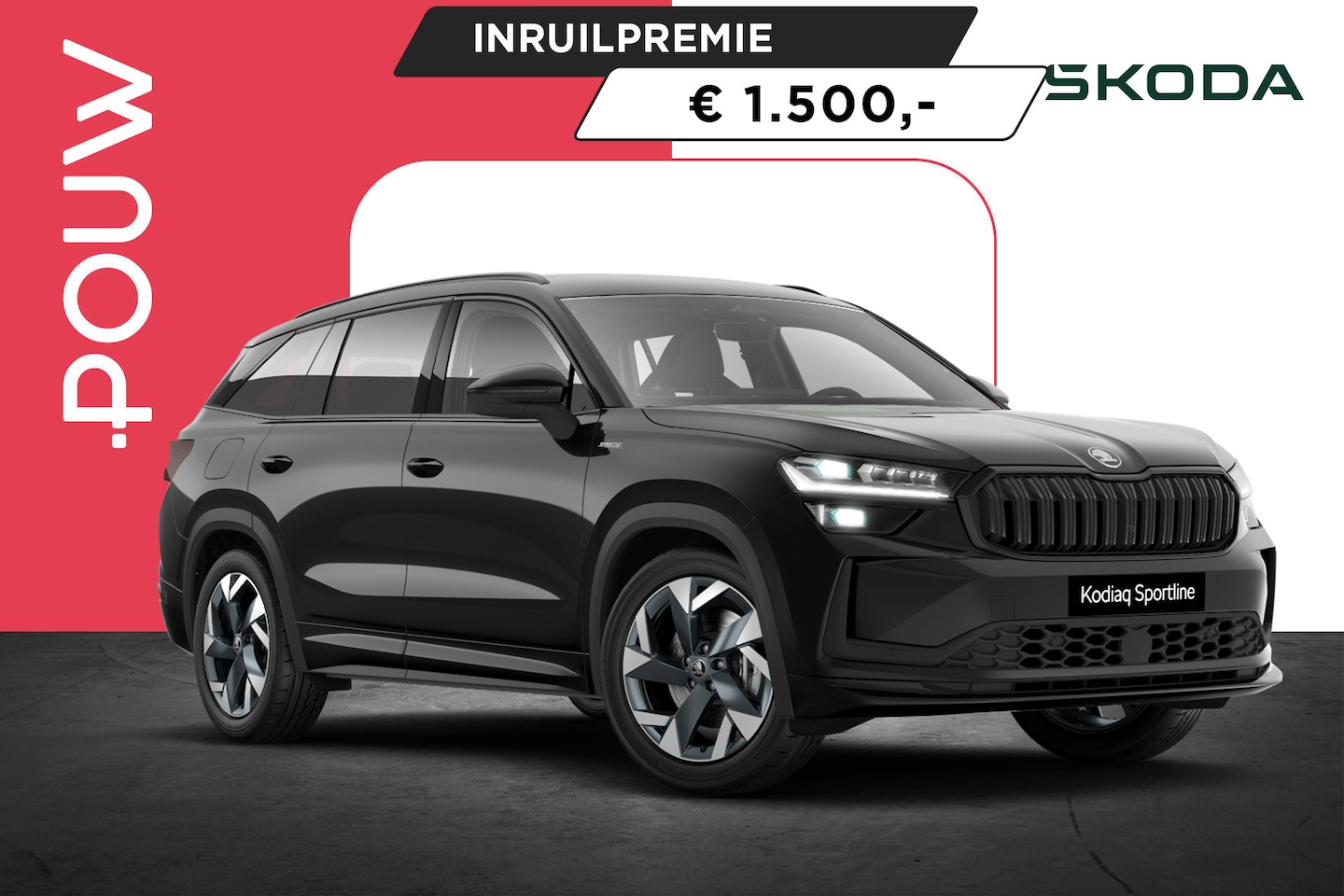 Skoda Kodiaq - 1.5 TSI 204pk PHEV Sportline Business | Head-up Display | Trekhaak Wegklapbaar - AutoWereld.nl