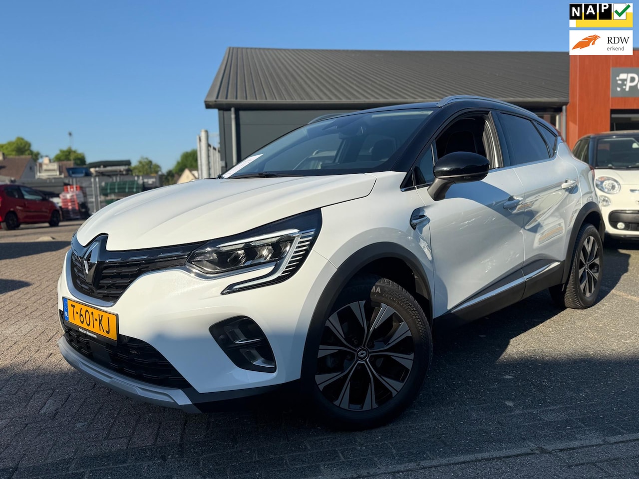 Renault Captur - 1.0 TCe 90 Equilibre*Btw*9.3 Groot Navigatie*Zeer Luxe*Two-Tone*Parelmoer Kleur!!!! - AutoWereld.nl
