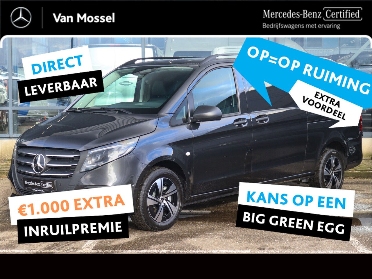 Mercedes-Benz Vito - 116 CDI L3 Pro | AIRCO/2x SCHUIFDEUR/NAVI/DISTRONIC/CAMERA | Certified - AutoWereld.nl