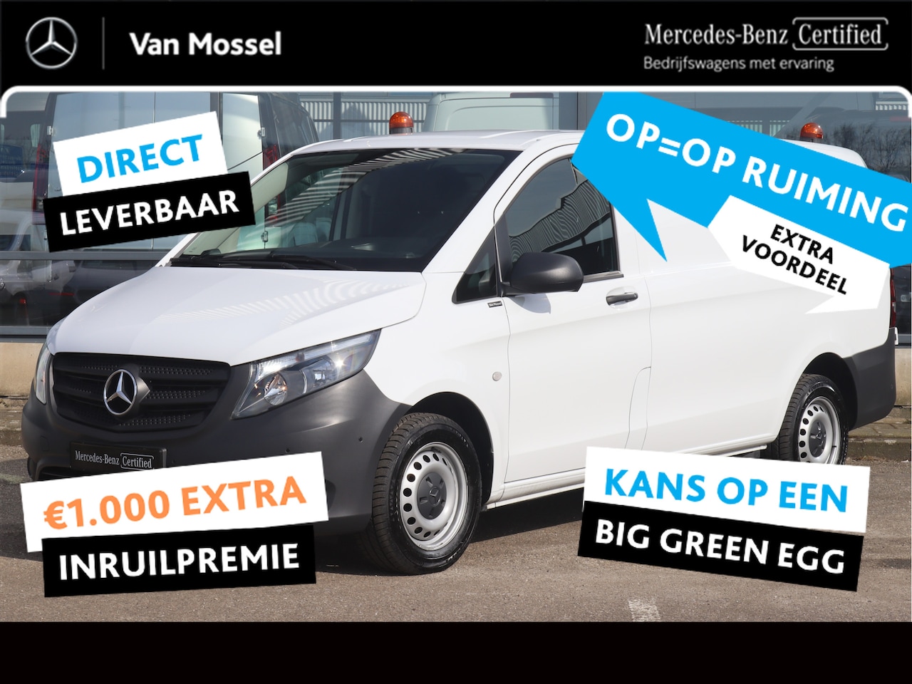 Mercedes-Benz Vito - 114 CDI L2 | AIRCO/NAVI/CAMERA/CRUISE/TREHKAAK | Certified - AutoWereld.nl