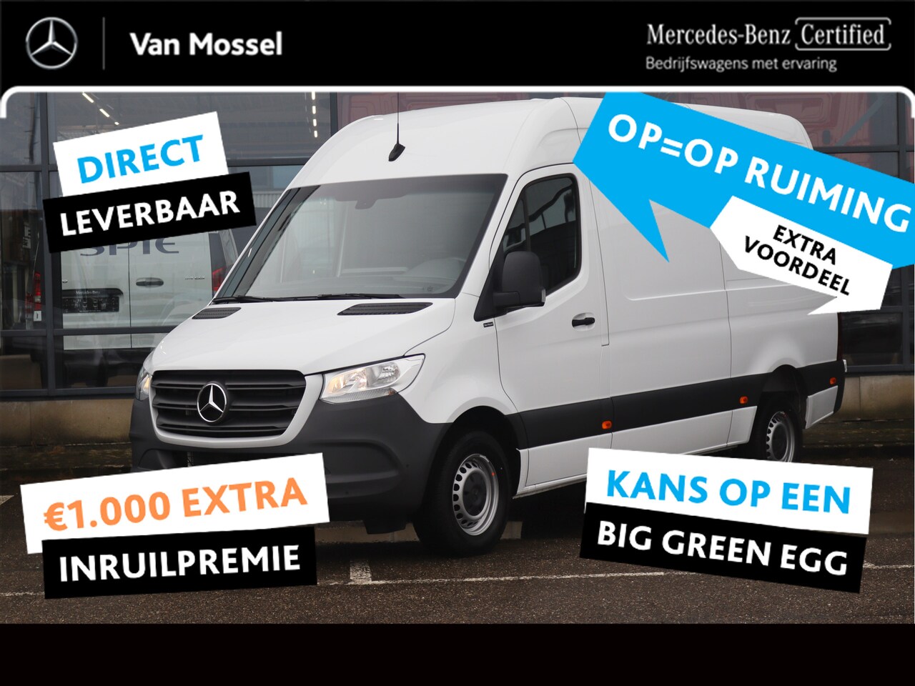 Mercedes-Benz Sprinter - 317 CDI L2H2 | AIRCO/NAVI/CAMERA | Certified - AutoWereld.nl